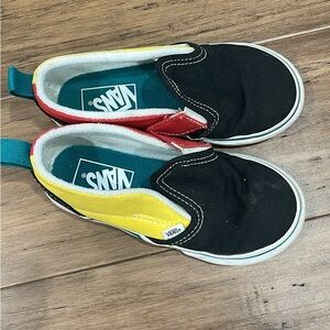 toddler color block vans